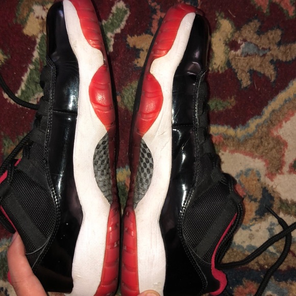 Jordan 11 Bred Lows - Picture 2 of 6